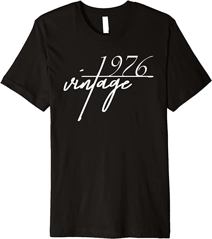 45th Birthday Gift Idea. Vintage 1976 Bday Premium T-Shirt