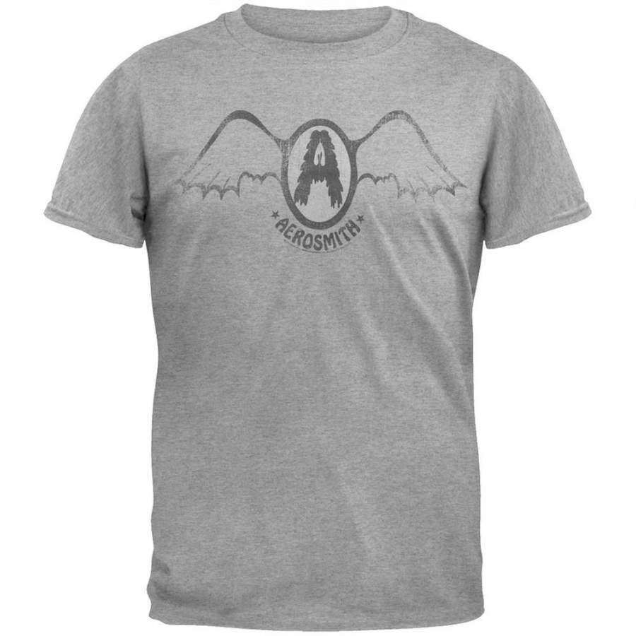 Aerosmith – Get Your Wings Distressed Print T-Shirt