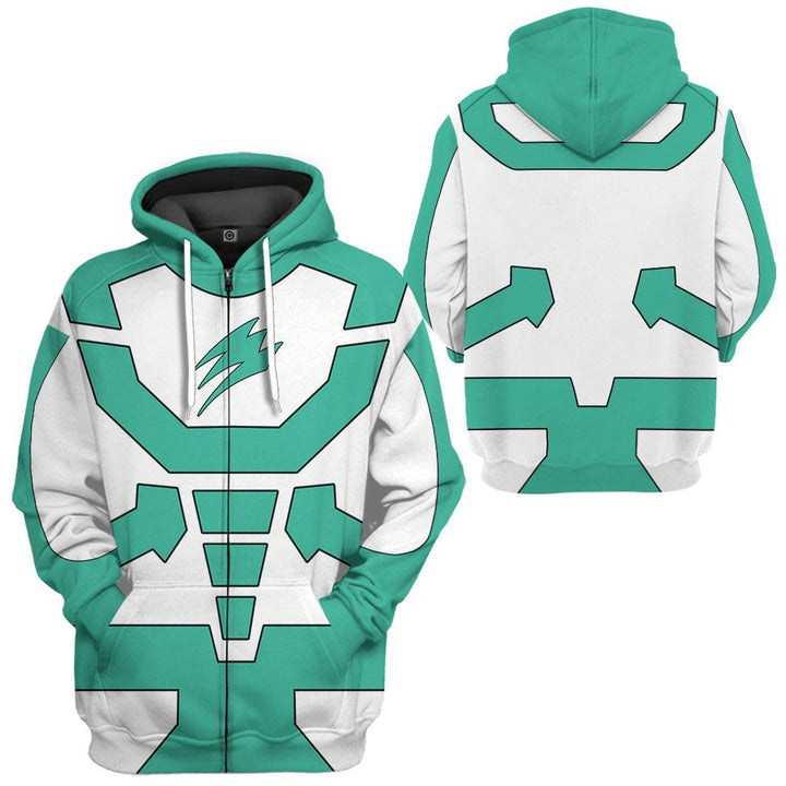 Waybackapparel Ungle Fury Elephant Power Ranger 3D All Over Printed