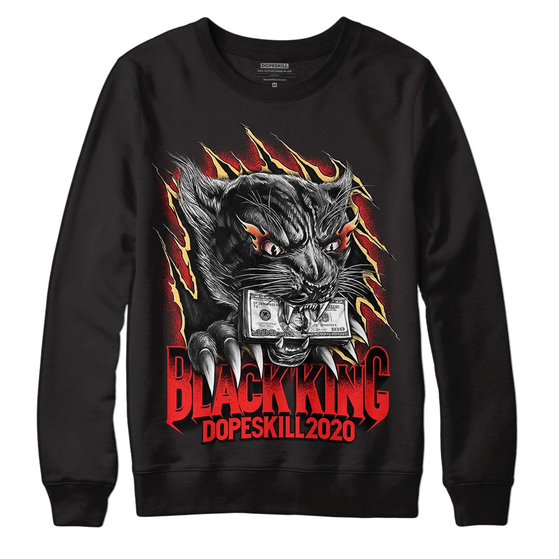 Dunk On Mars 5S Dopeskill Sweatshirt Black King Graphic