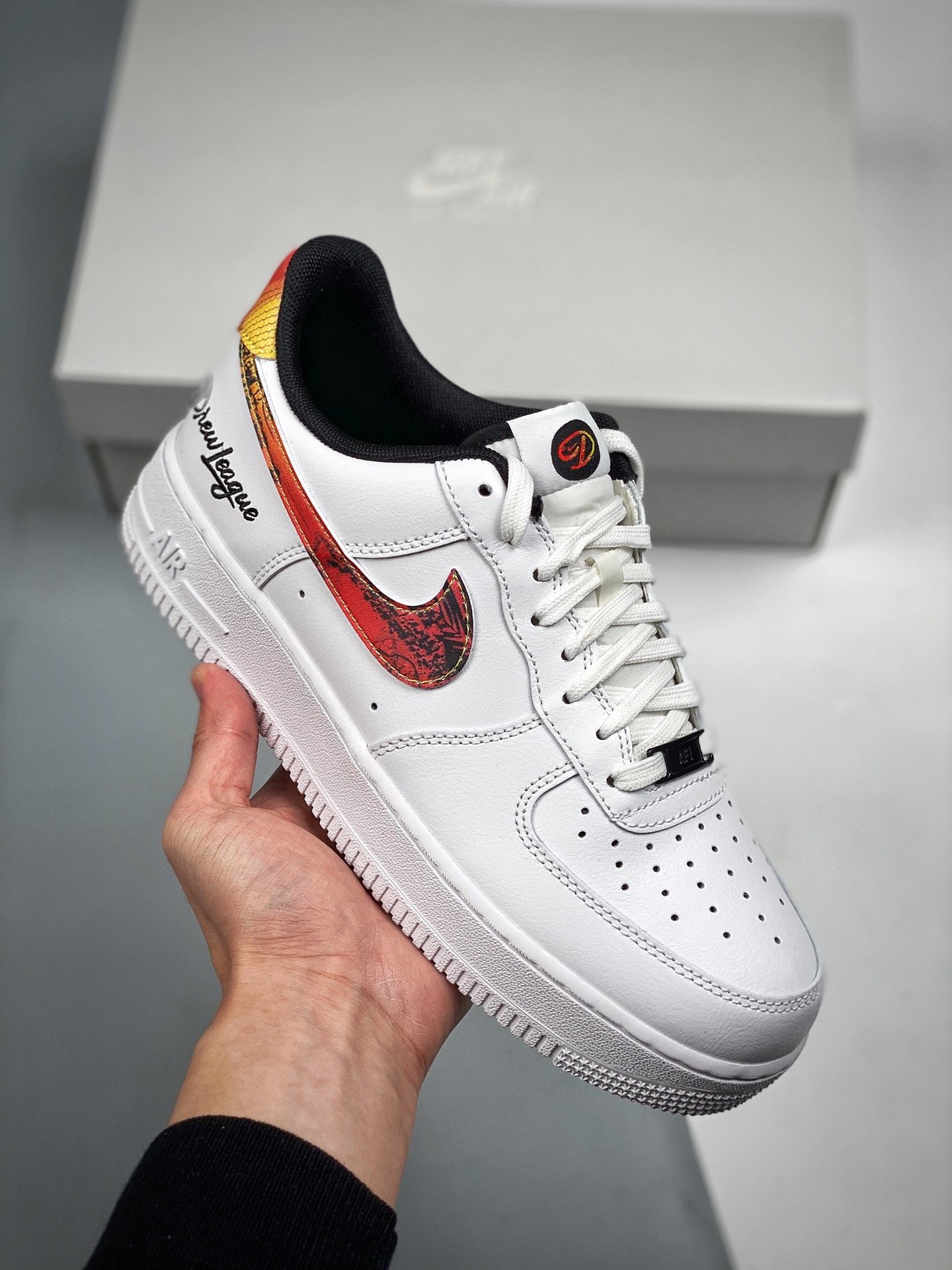 Nike Air Force 1 Low Drew League WhiteBlack-Multi-Color 5340549