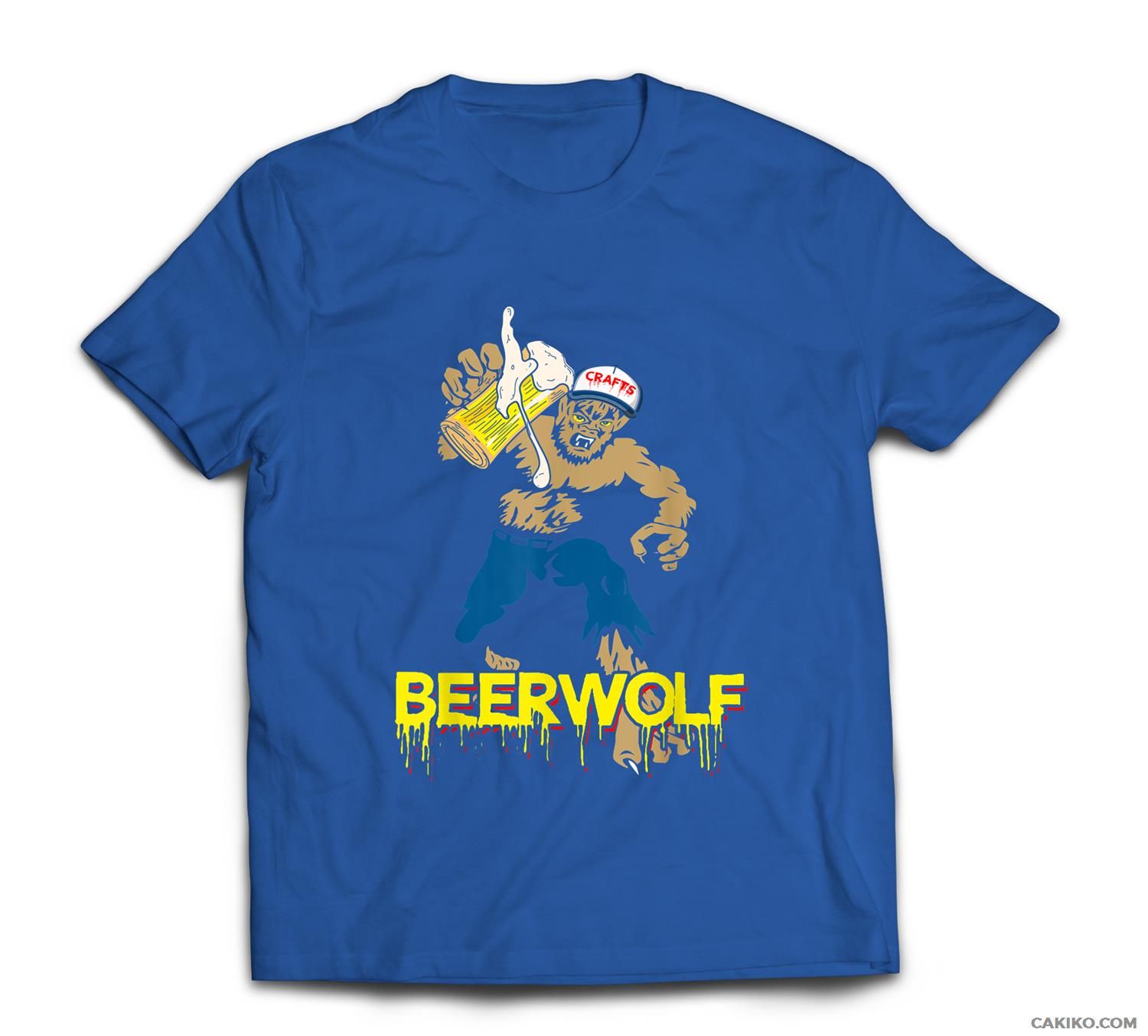 Beerwolf – Wolf With Mug Of Beer Funny Halloween T-Shirt
