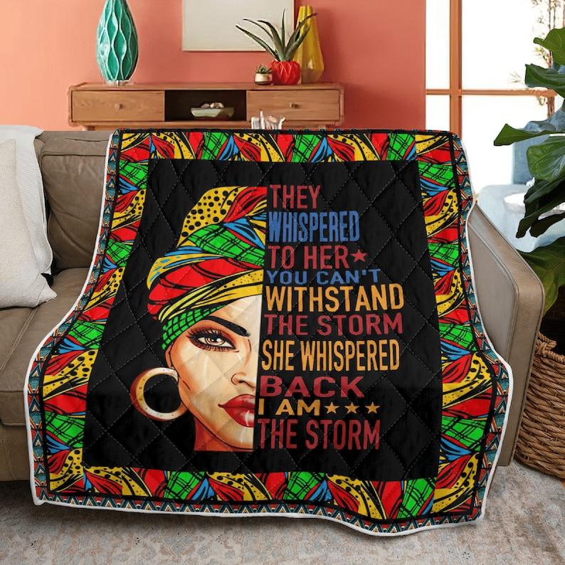 Blanket Sister,Sister Birthday Gifts,Mothers Day,Afro Woman Quilt, Black Woman Quilt,Gift For Sister Family Home Decor Bedding Couch Sofa Soft And Comfy Cozy