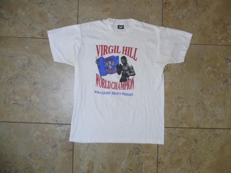 Vtg Virgil Hill World Champion Boxer Boxing Shirt