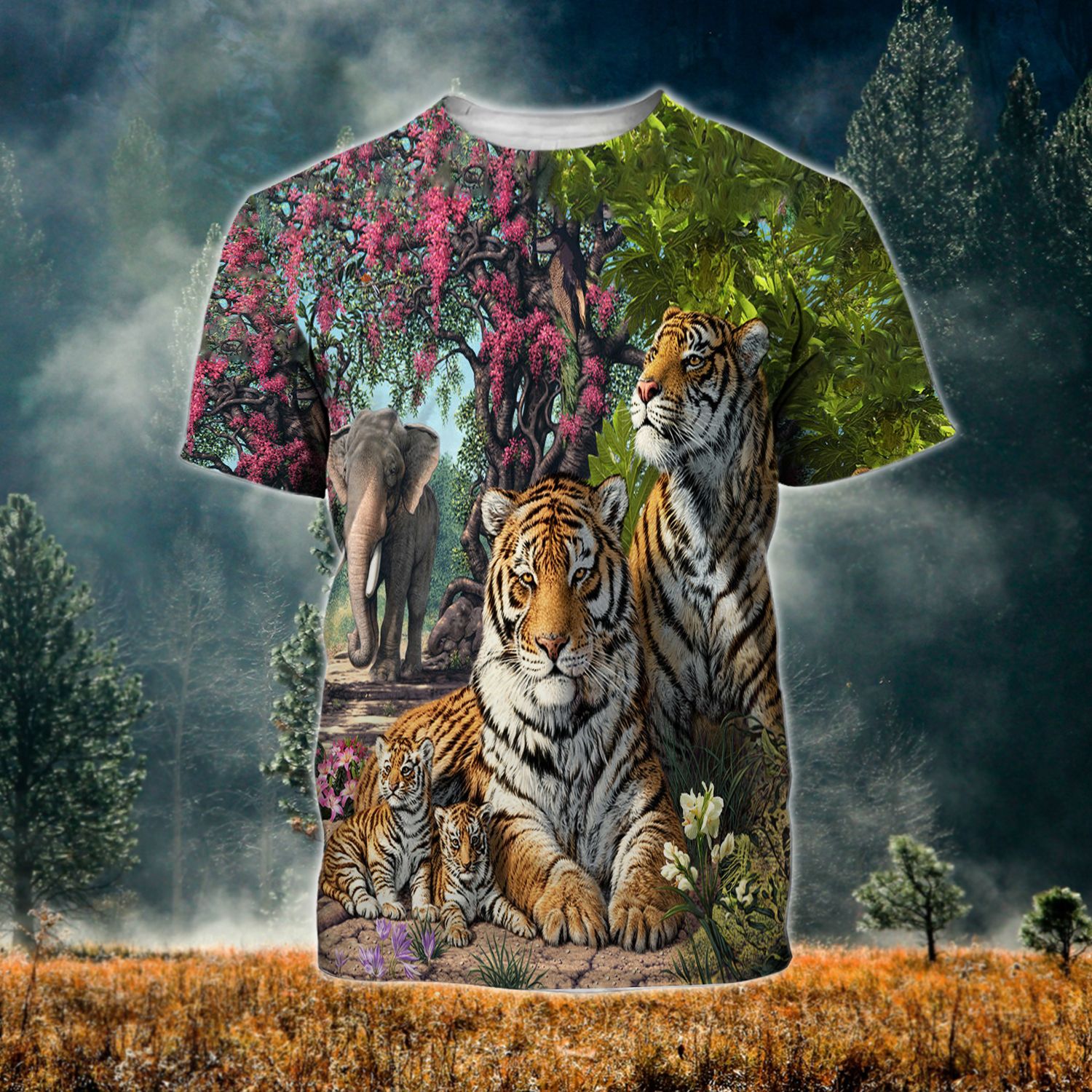 Tiger Ver06 Tthj190721Nby Unisex 3D T-Shirt All Over Print