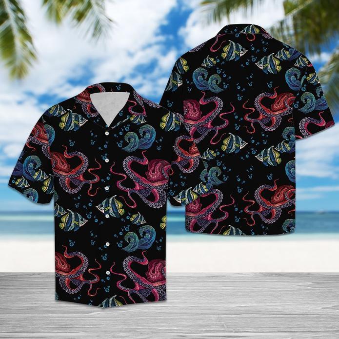 Happy Octopus Hawaii Shirt For Men Women Adult Ha20853