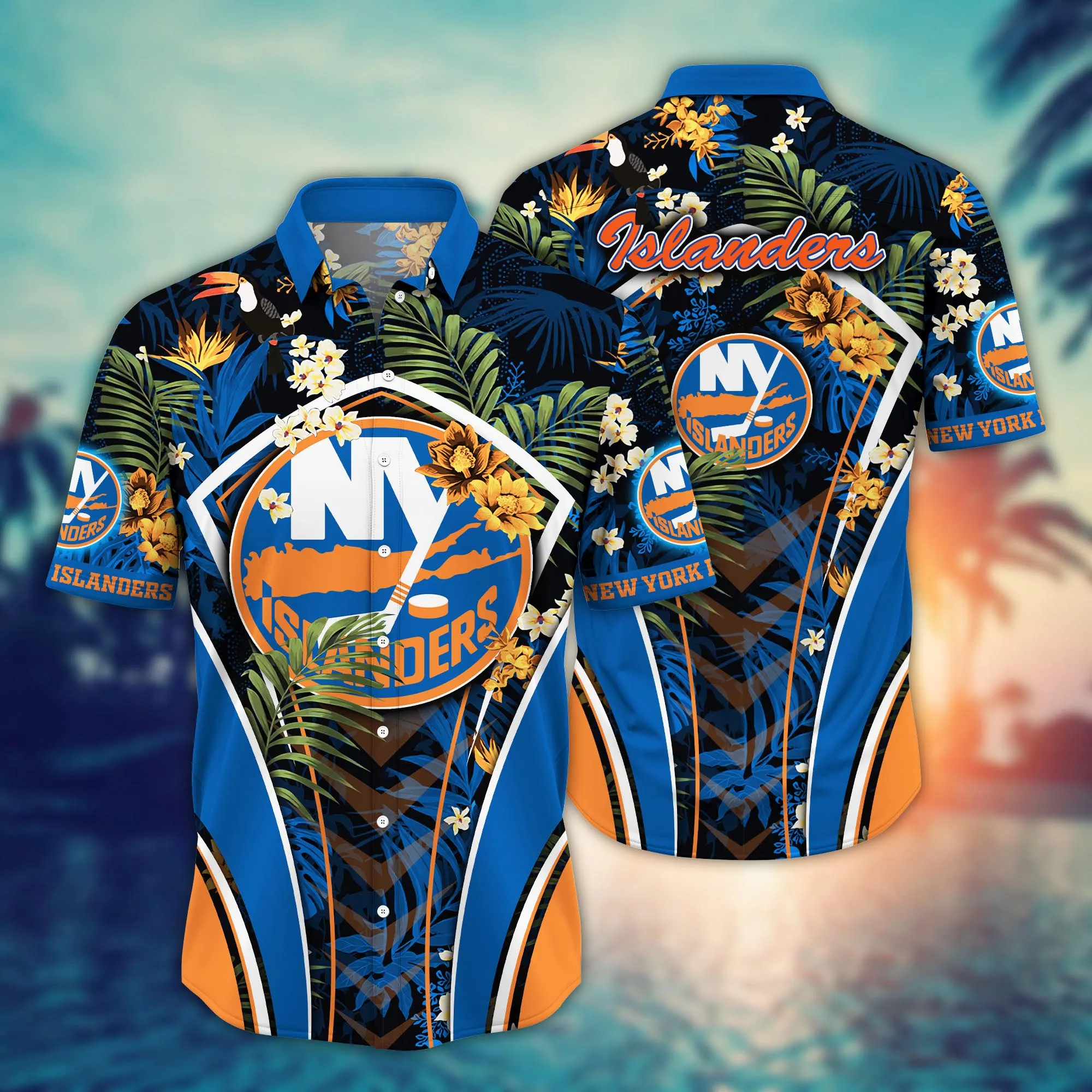 New York Islanders Nhl Hawaiian Shirt Brightness Aloha Shirt