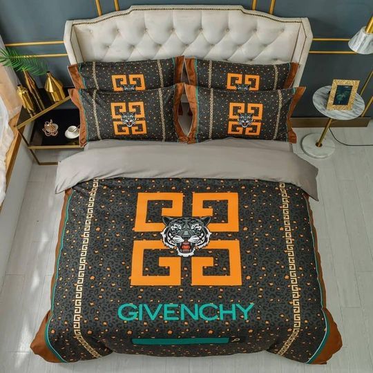 Givenchy Tiger Duvet Cover Bedroom Luxury Brand Quilt Bedding Set