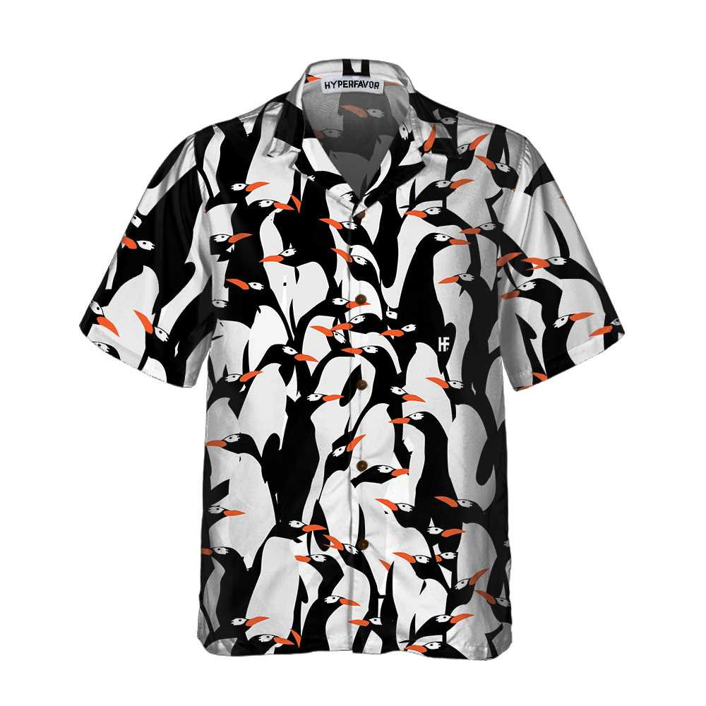 Penguin Colony Hawaii Cool Shirt For Themed Gift Idea Ha51846