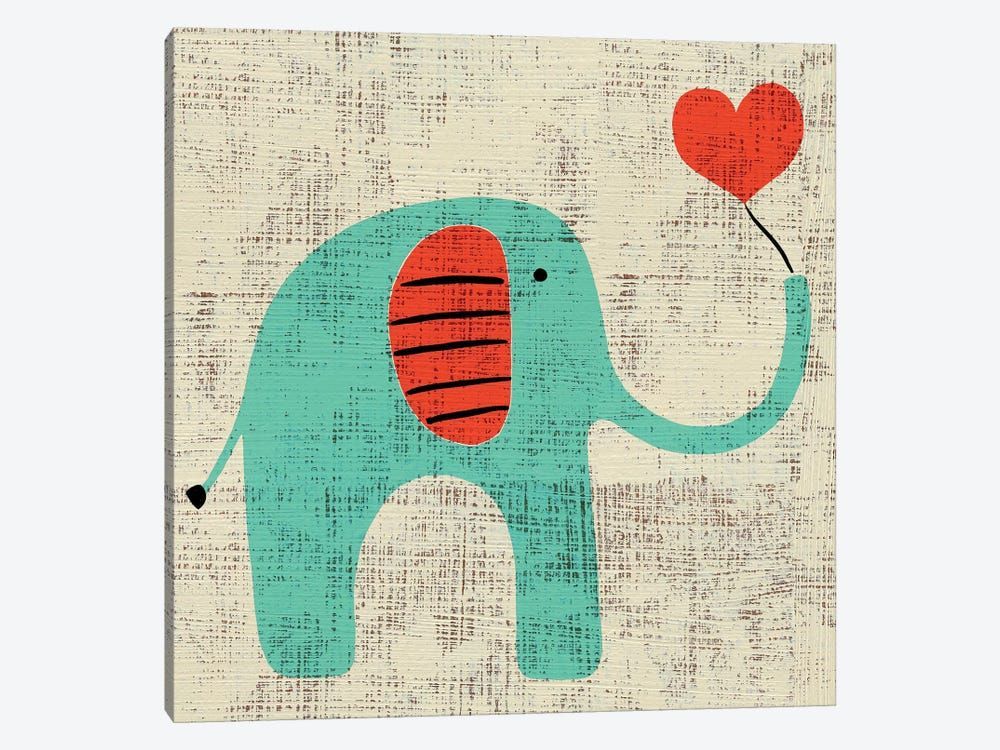 Ada’s Elephant Canvas Poster 8″x12″ 12×18″ 18″x26″ 24″x36″ 30″x45″