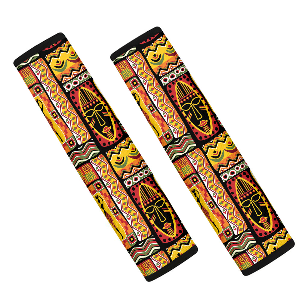 Sunset Ethnic African Tribal Print Car Seat Belt Covers