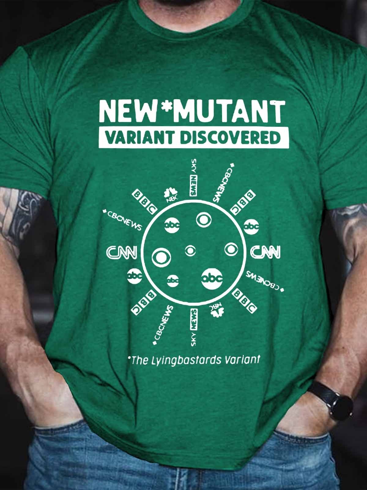 Men’S Fuuny New Mutant Variant Discovered T-Shirt