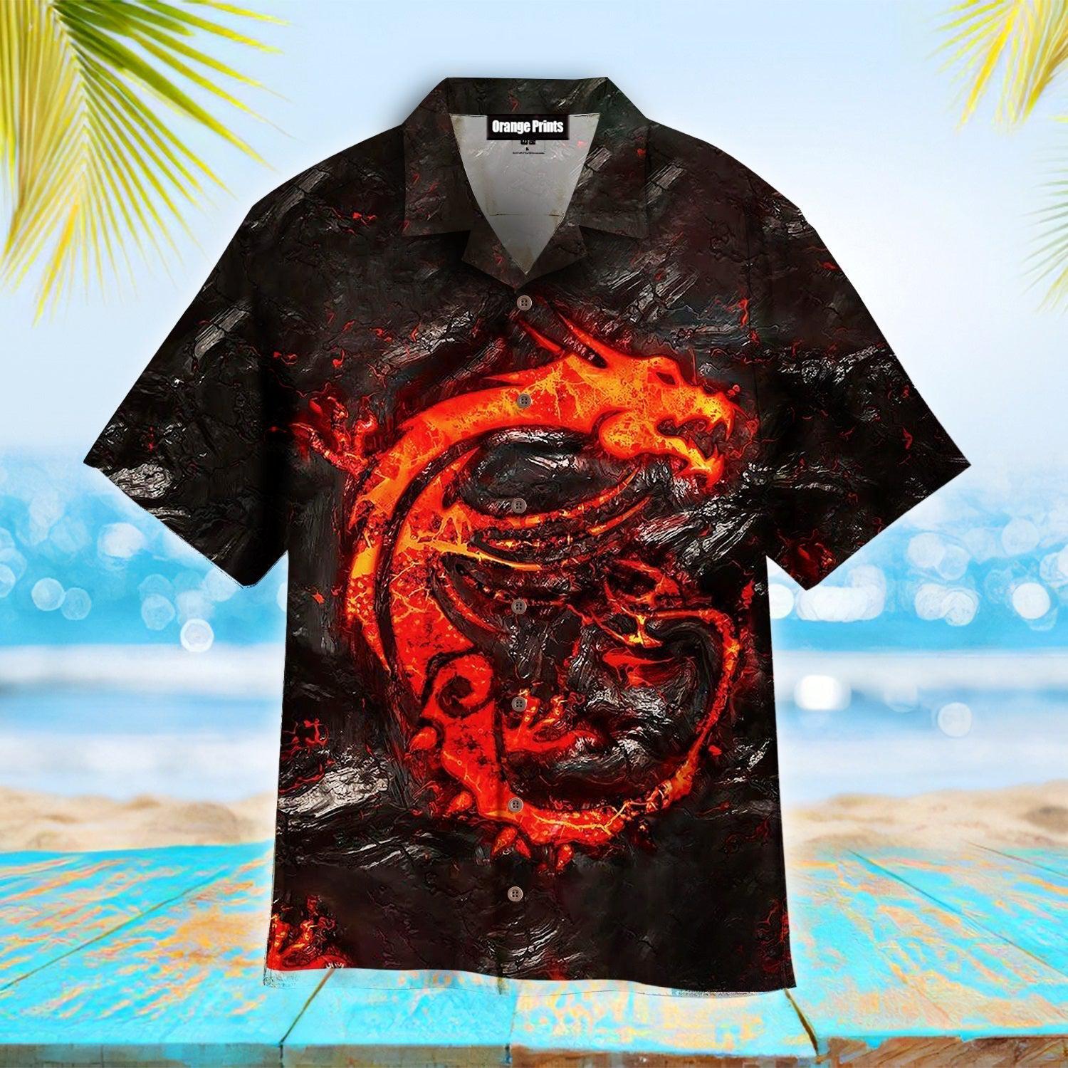 Dragon Red Hawaii Shirt For Men Women Ha74801