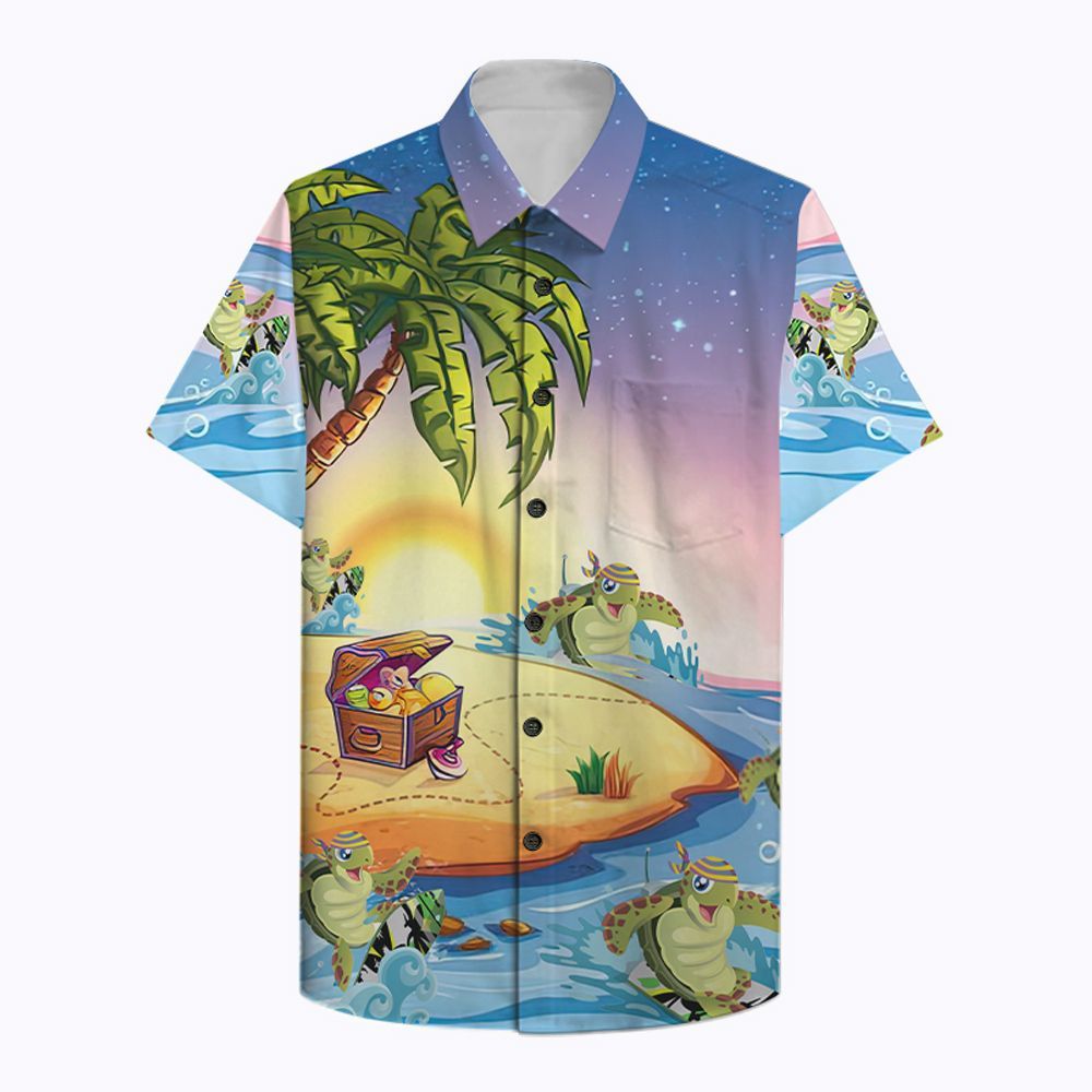 Turtle Surfing Hawaii Shirt Ha31657