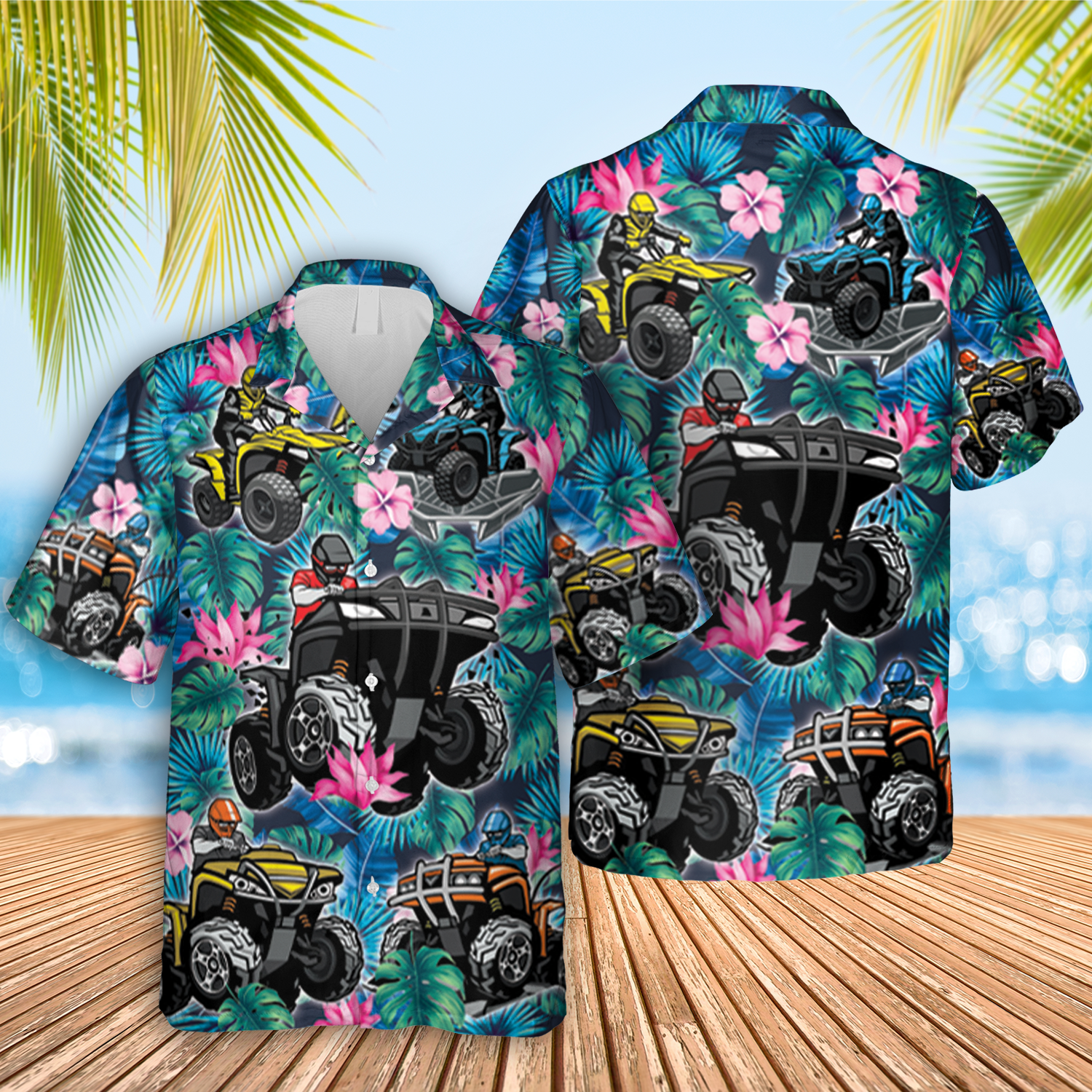 Summer Atv Hawaiian Aloha Shirt For Mom Ha83118