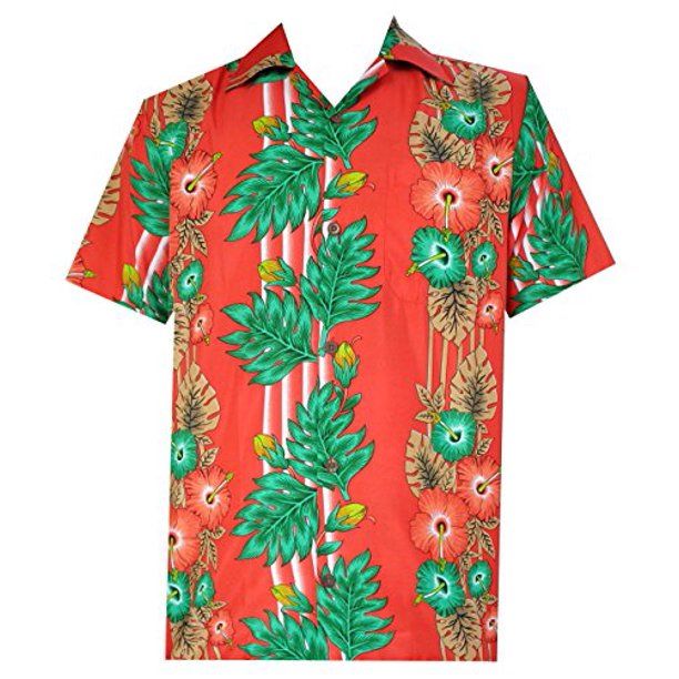 Floral Red High Quality Hawaii Shirt Ha83403