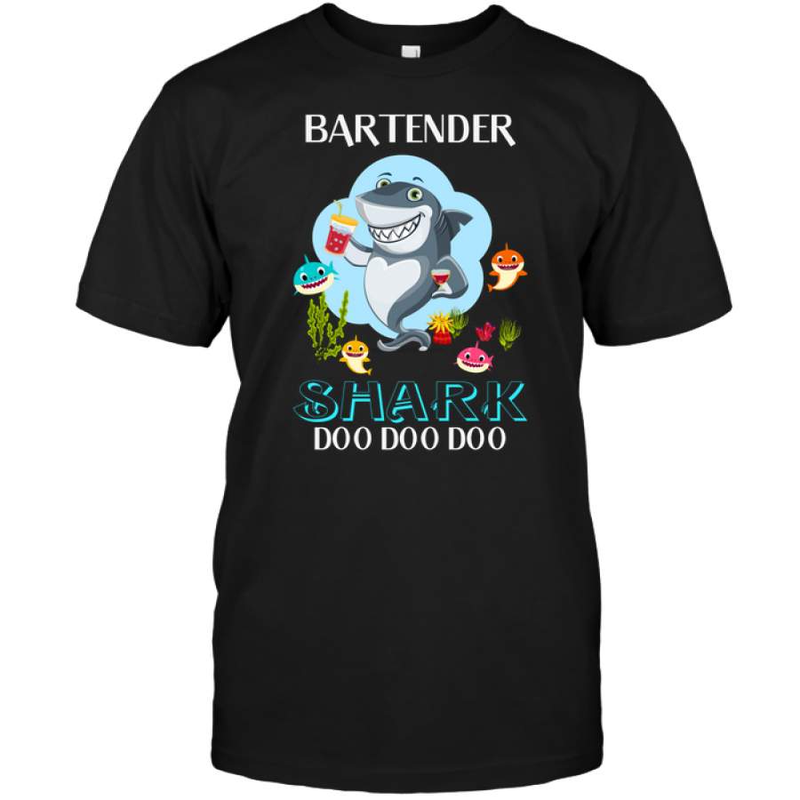 Bartender Shark Doo Doo Doo Shirt