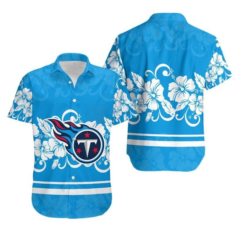 Tennessee Titans Hibiscus Flowers Hawaii Shirt And Shorts Summer Collection H97