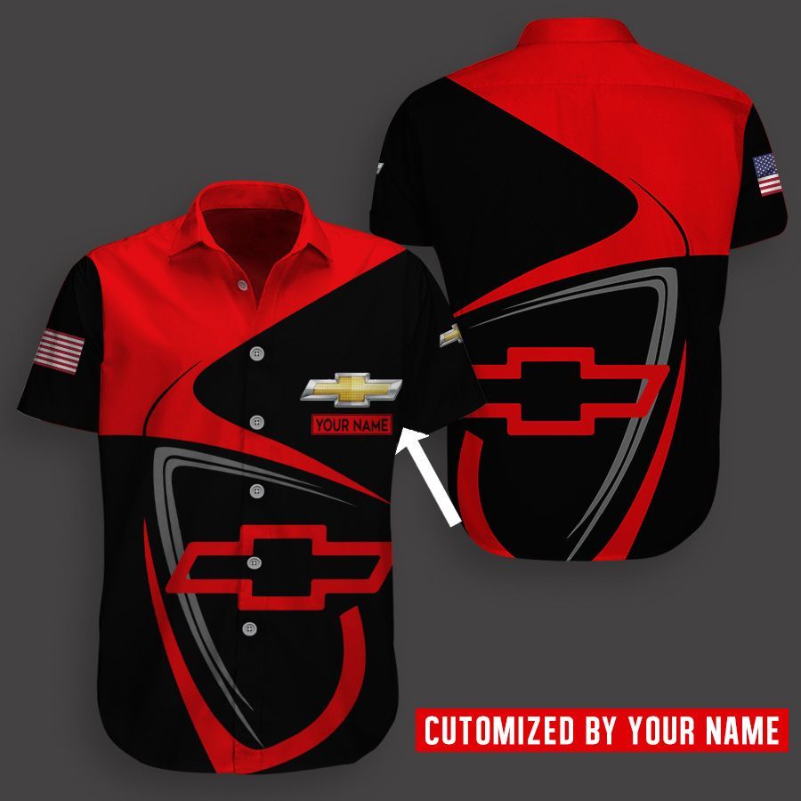 Copy Chevrolet Custom Name Button Shirt LLH260620SAL242