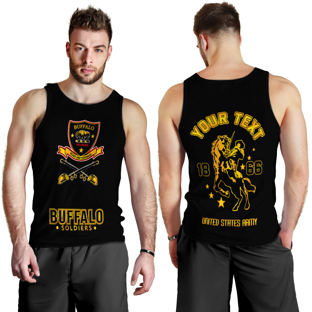 (Custom Personalied) Buffalo Soldiers African American Legend Of The Black Soldiers Men’S Tank Top – Lt2