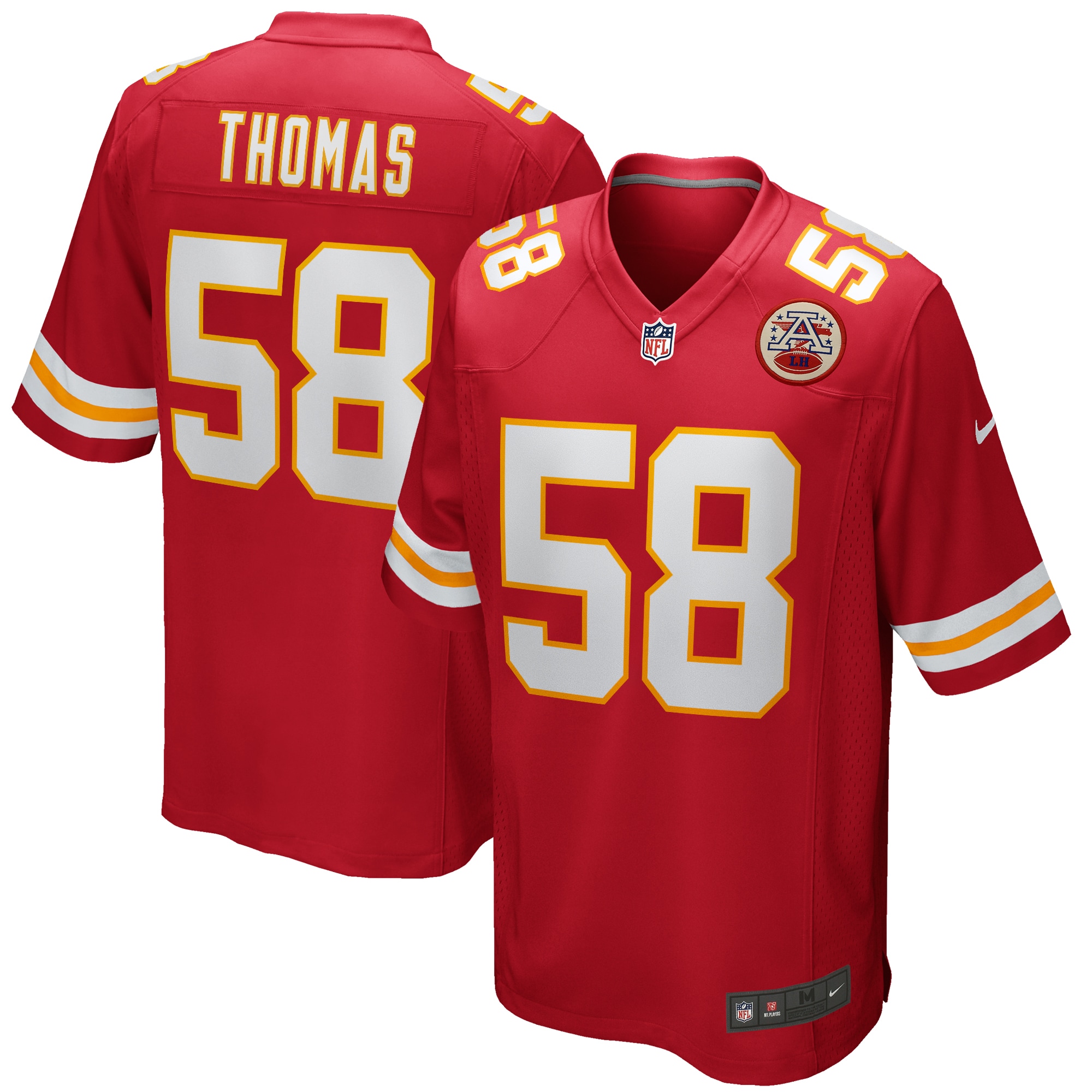 Derrick Thomas Kansas City Chiefs Game Retired Player Jersey – Red