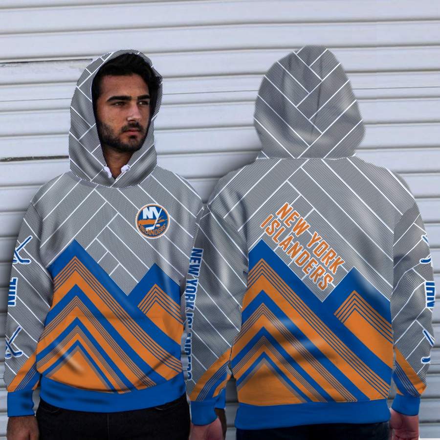 Fashion Cross Line New York Islanders Hoodie