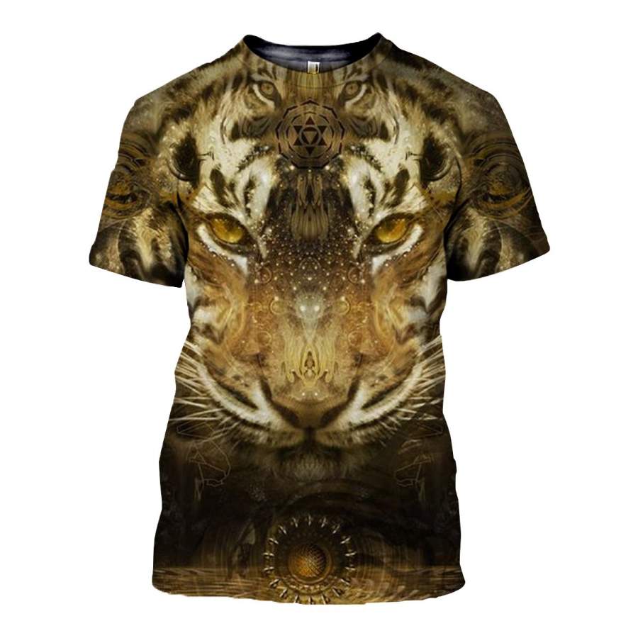 3D All Over Printed Tiger T Shirt Hoodie 51201920