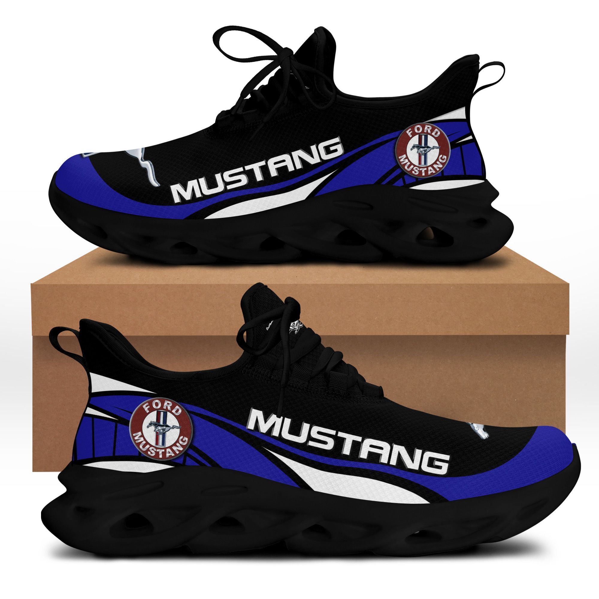 Ford Mustang PVT-VA BS Running Shoes Ver 3 (Blue)