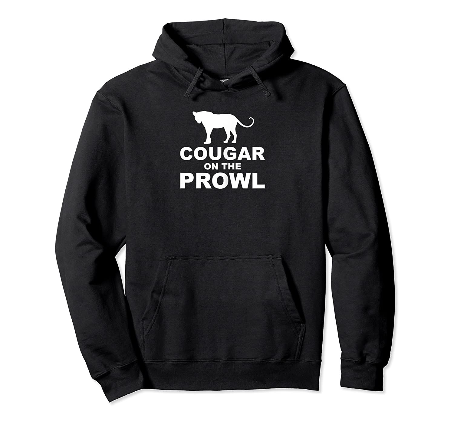 Womens Cougar on the Prowl Women’s Pullover Hoodie, T-Shirt, Sweatshirt