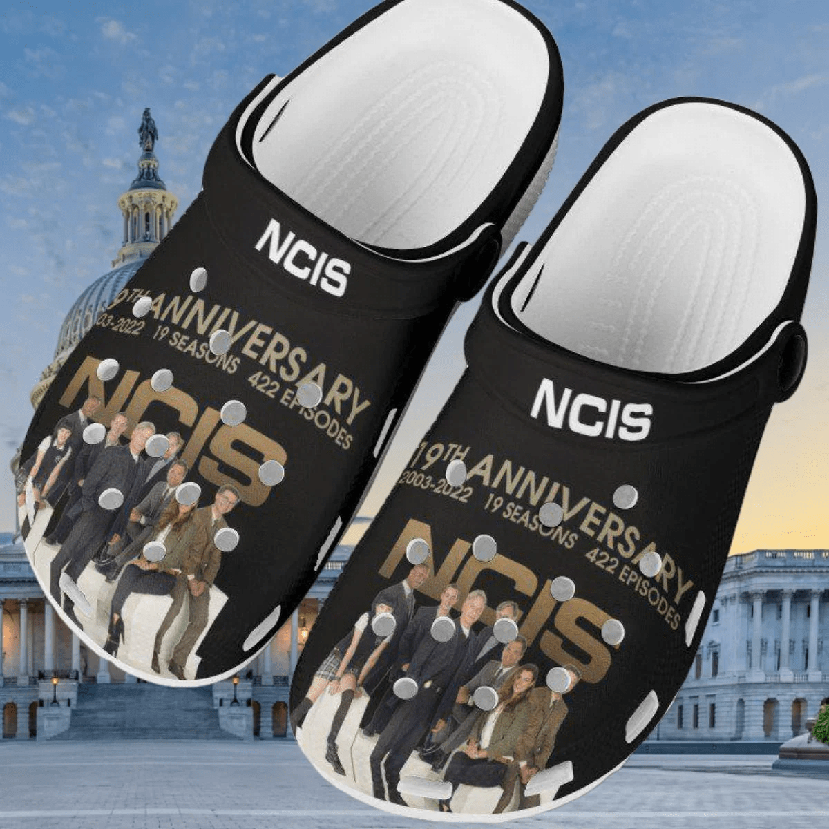Movie Shoes Ncis Los Angeles Crocss Crocband Clogs Shoes For Men Women Abnxany8