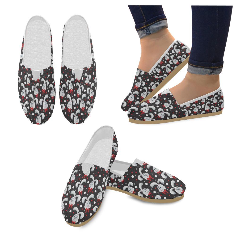 Rabbit Pattern Print Design Rb012 Women Casual Shoes