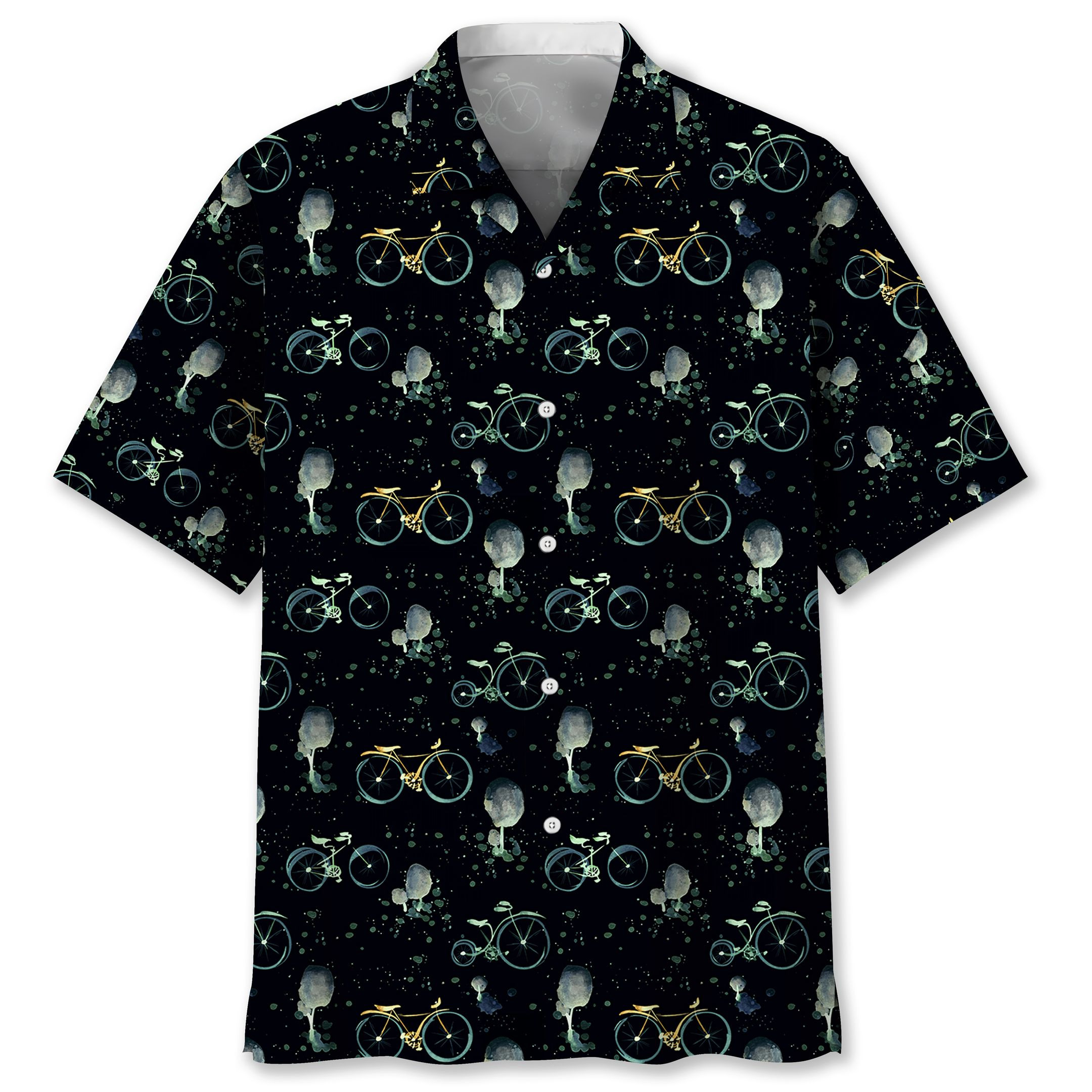 Cycling Light Vintage Hawaiian Shirt Ha99720