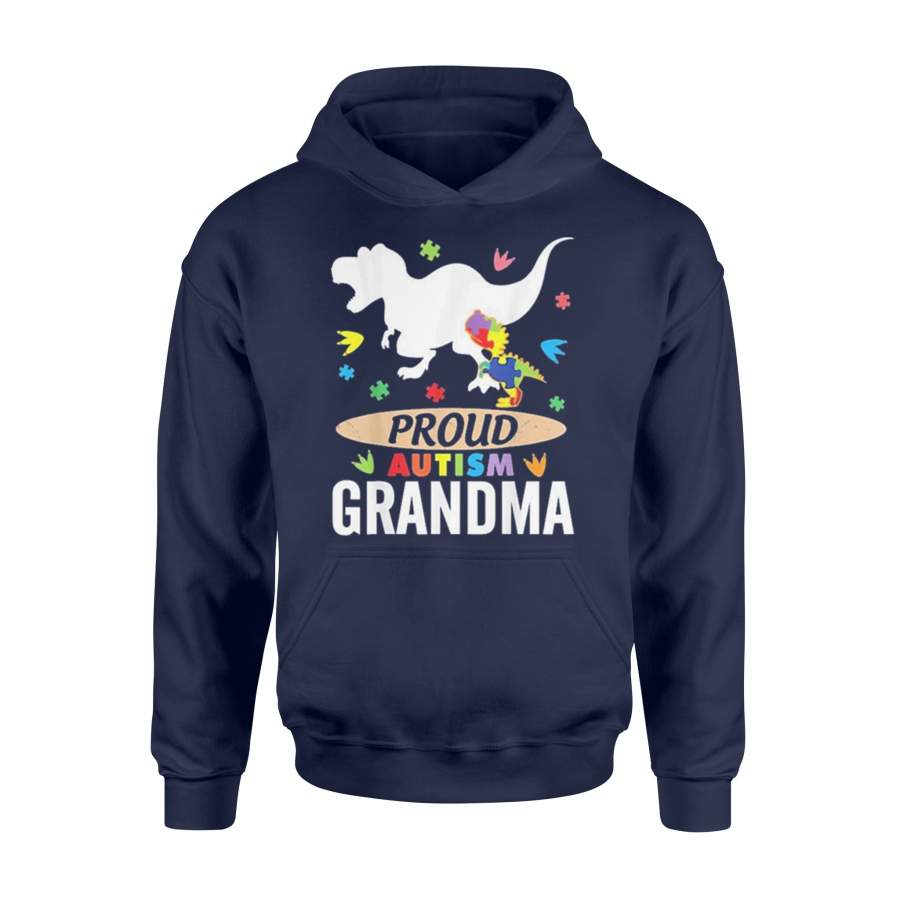 Big Dinosaur T-rex Autism Child Hoodie | Autism Shirts for Grandma