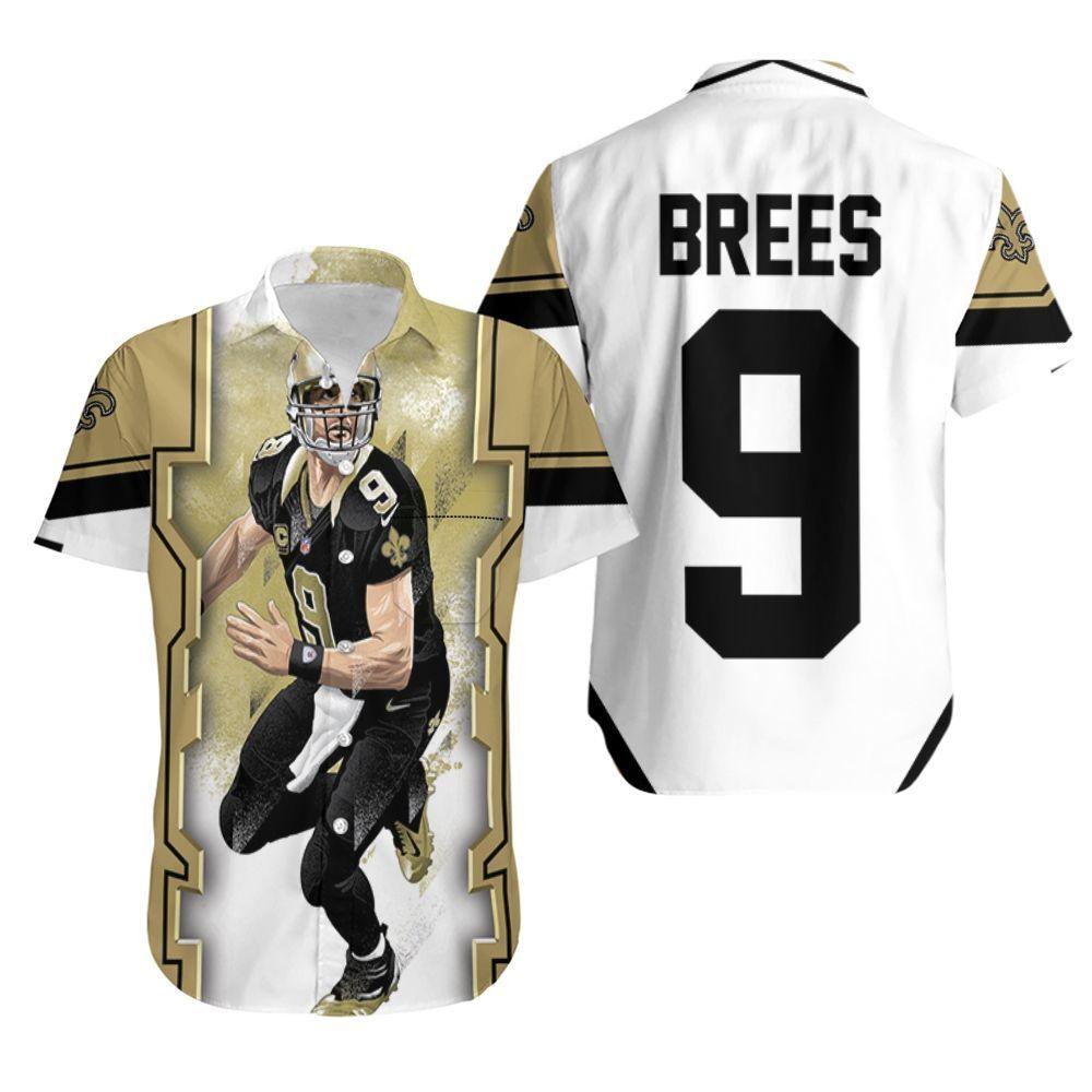 Beach Shirt Drew Brees New Orleans Saints Oil Painting Hawaiian Shirt