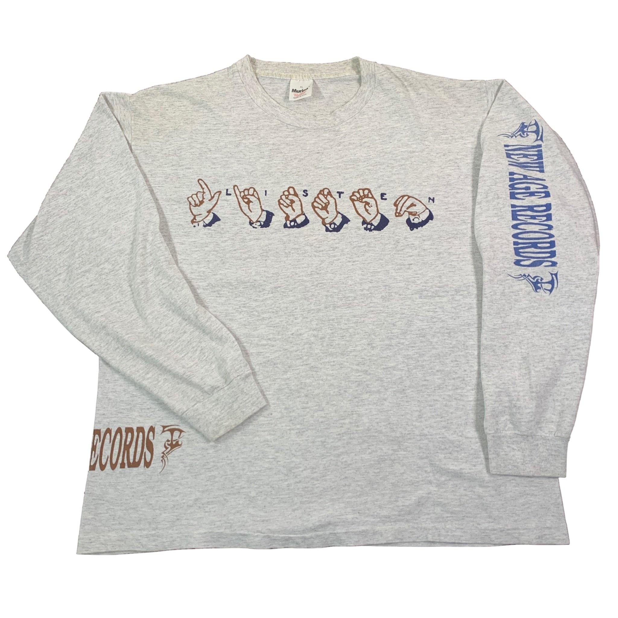 Vintage New Age Records “Sign Language” Long Sleeve Shirt