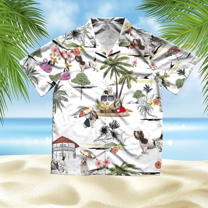 Felacia Unisex Petit Basset Griffon Vendeen Beach Hawaii Shirt Ha38482