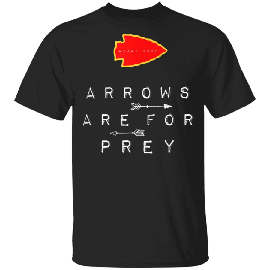 Kansas KS Miami Bound Arrows Are For Prey Fan Football TShirt