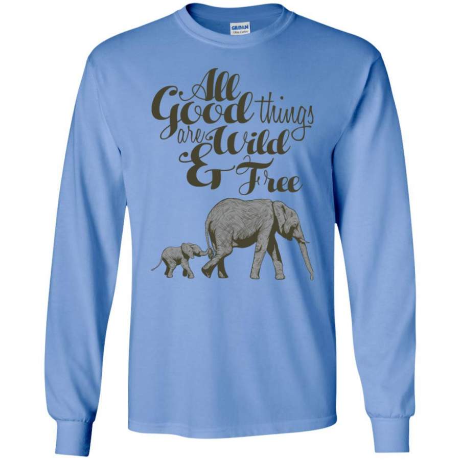 Elephant Wild & Free Long Sleeve