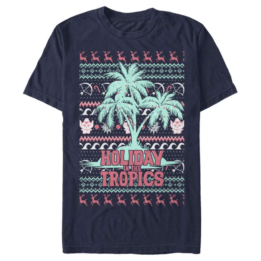 Christmas Chronicles 2 Men’s Ugly Xmas Tropical Holiday  T Shirt