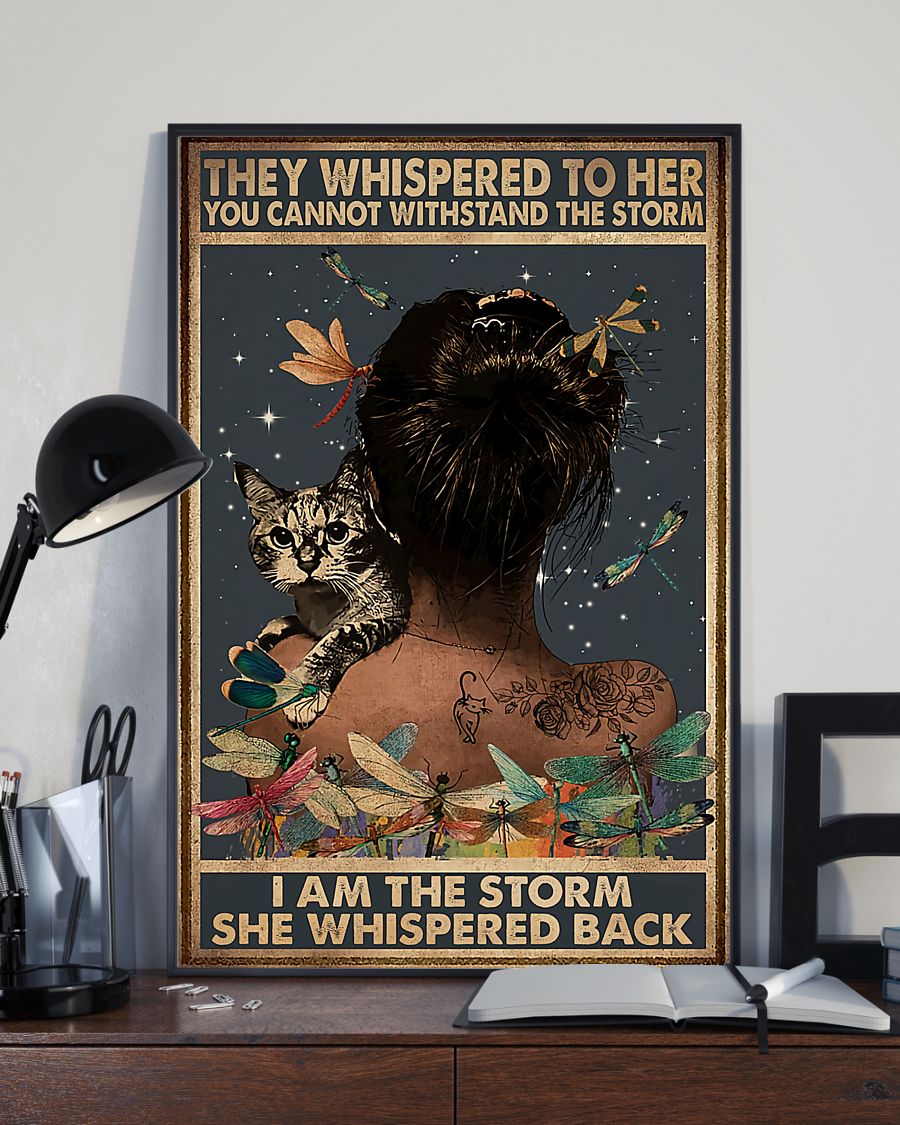 Tattoo She Whispered Back Vertical Canvas And Poster | Wall Decor Visual Art
