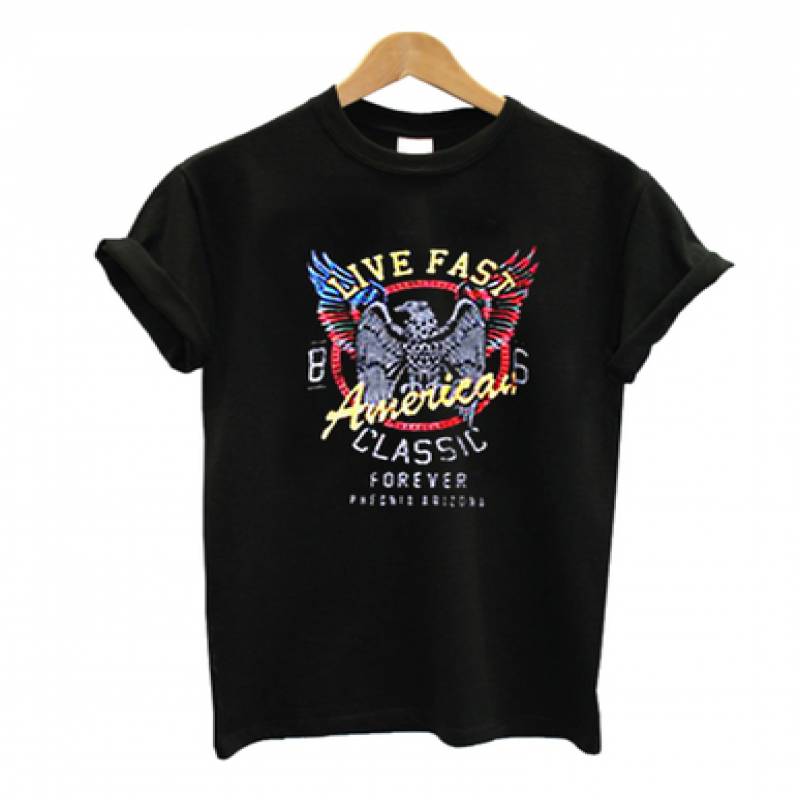 Live fast amarica t-shirt