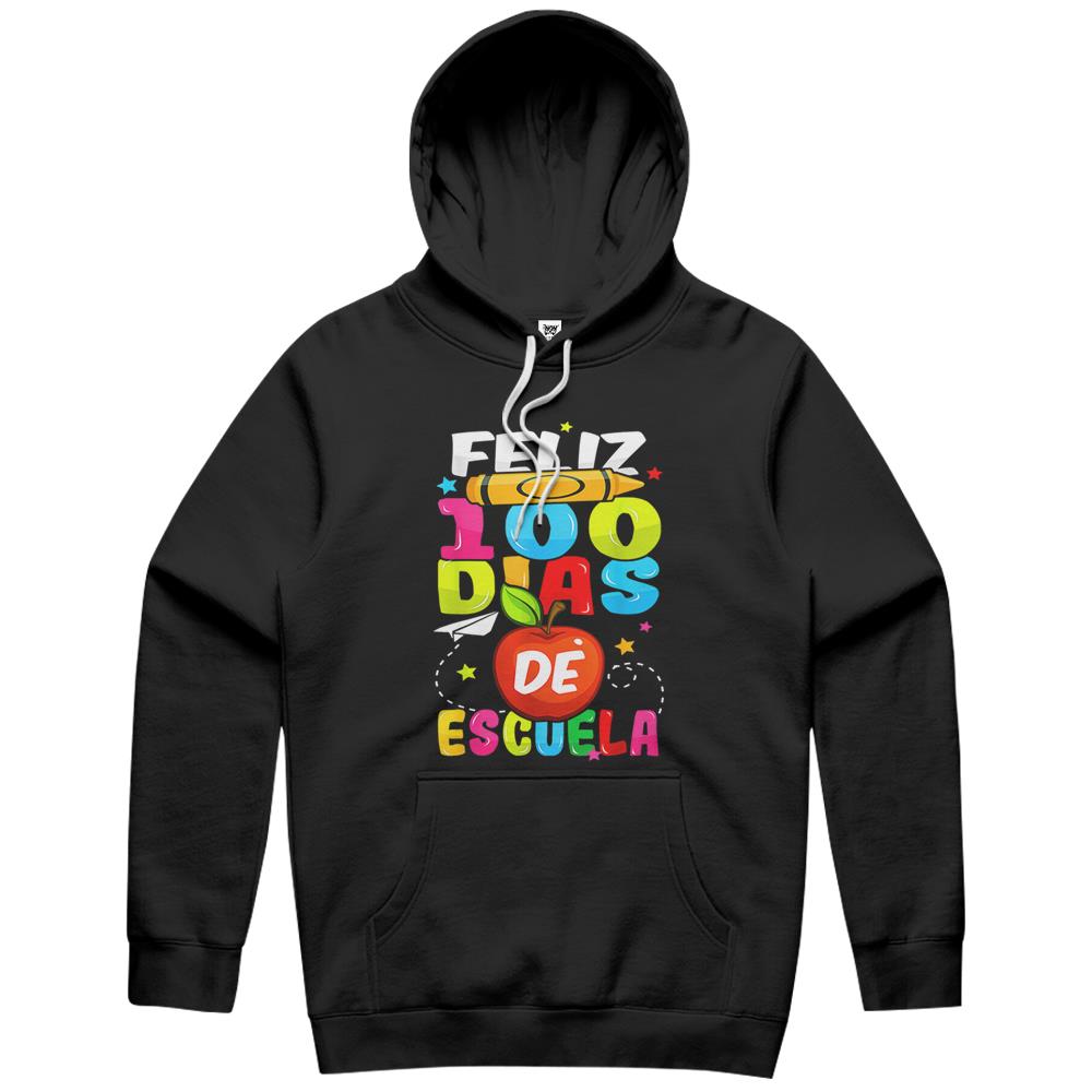 Feliz 100 Dias De Escuela Spanish Happy 100Th Day Of School Hoodie