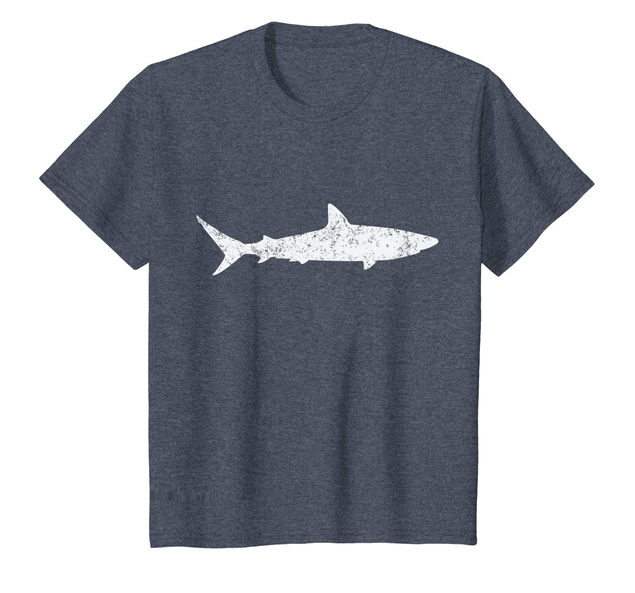 Shark Retro Vintage T-Shirt 70S Distressed Throwback Tee