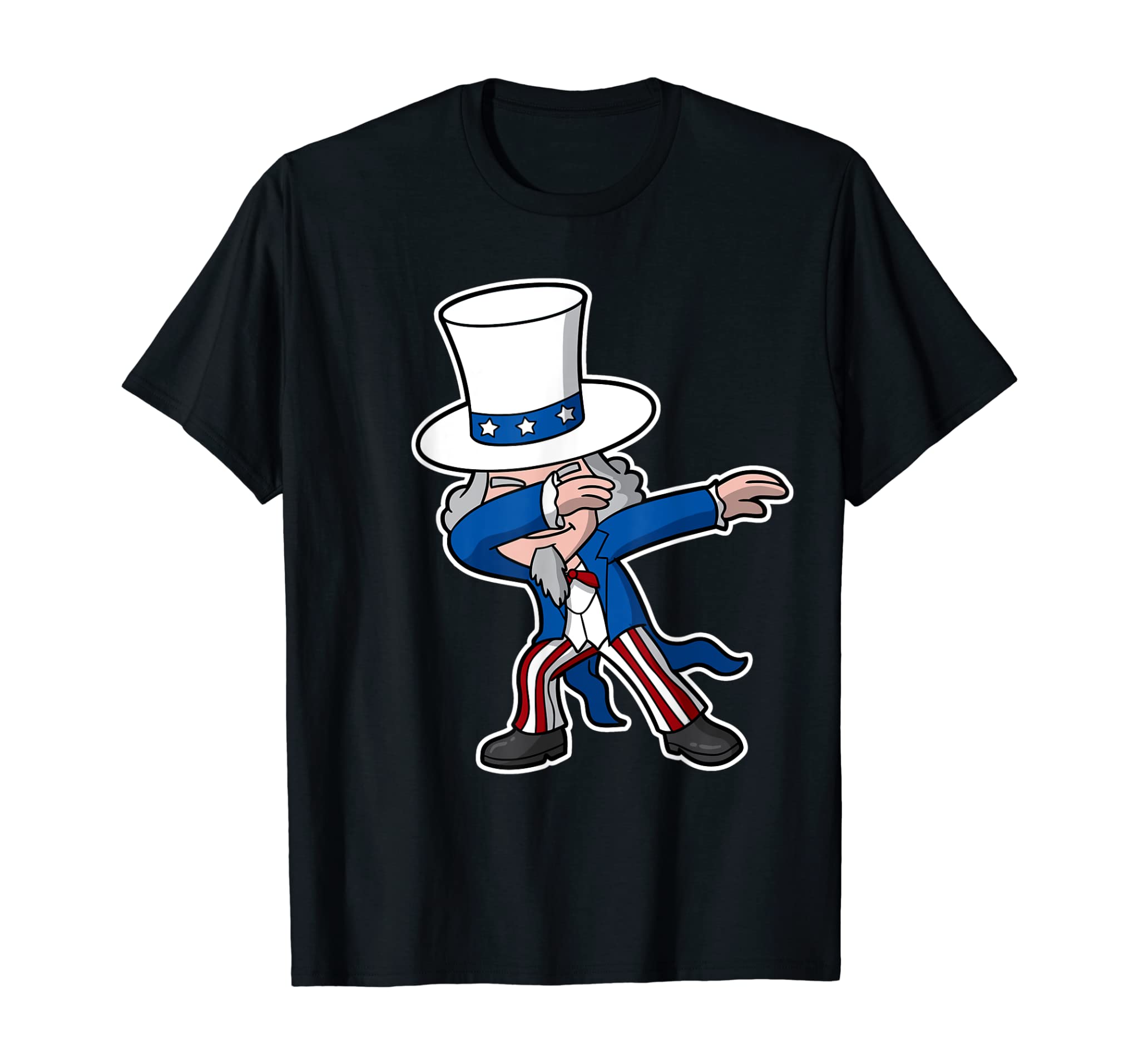 Dabbing Uncle Sam T-Shirt 4th of July Shirt Independence Day