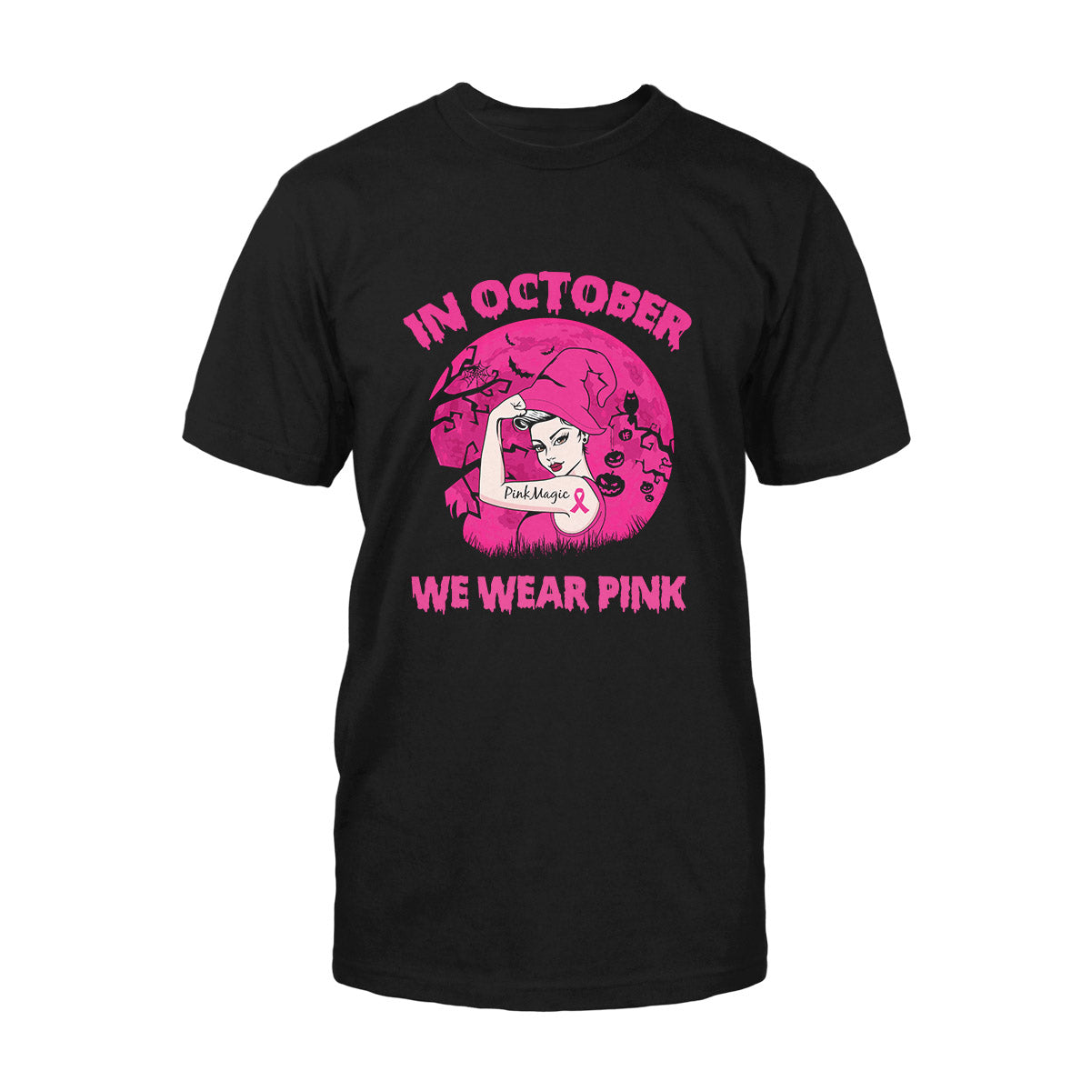 Breast Cancer Awareness Halloween Edition Ez19 0109 Classic T-Shirt