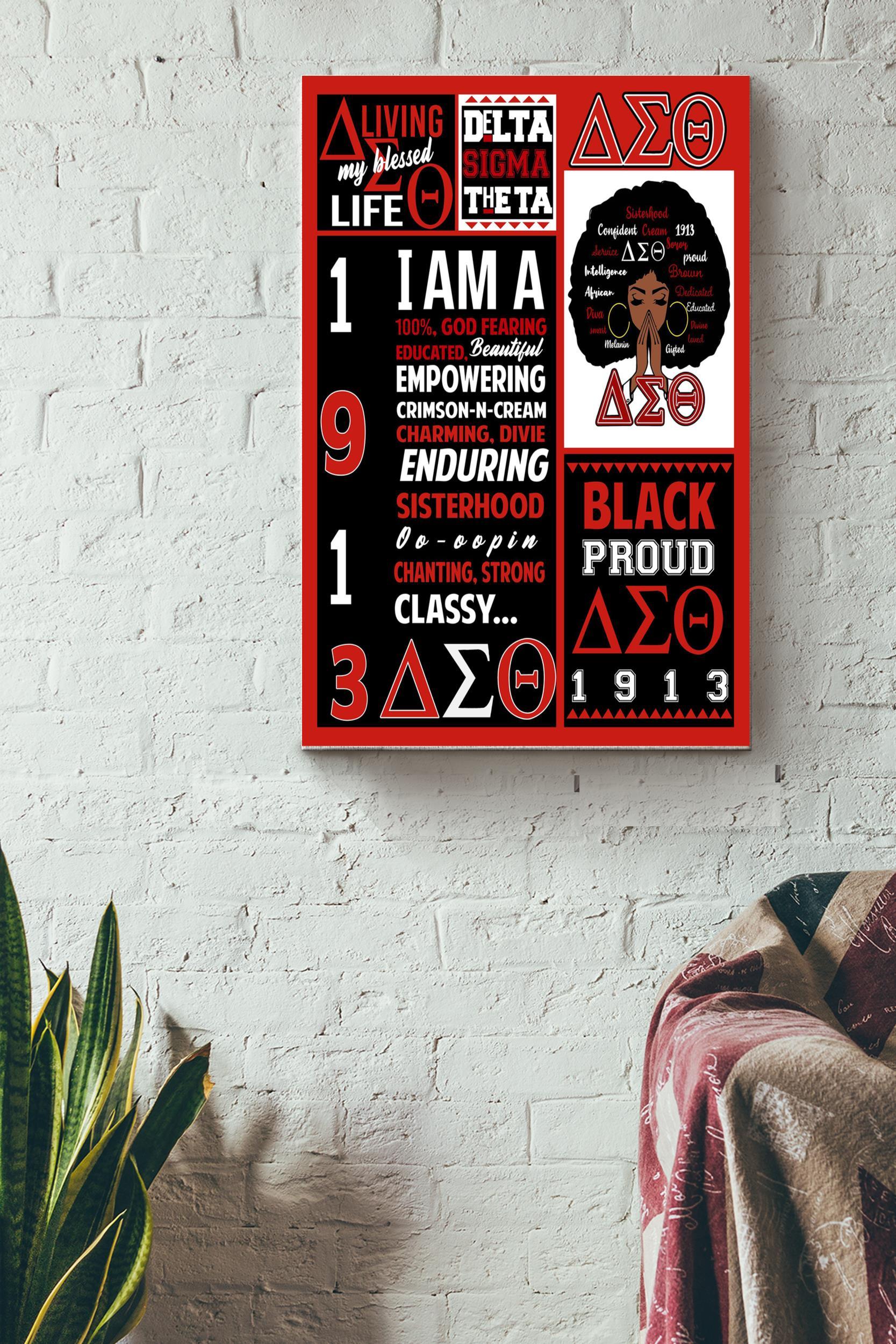 Azo Poster – Home Decor Poster – Gift For African Friend, Black Live Matter Advocate, Gender Equality Advocate Wrapped Canvas