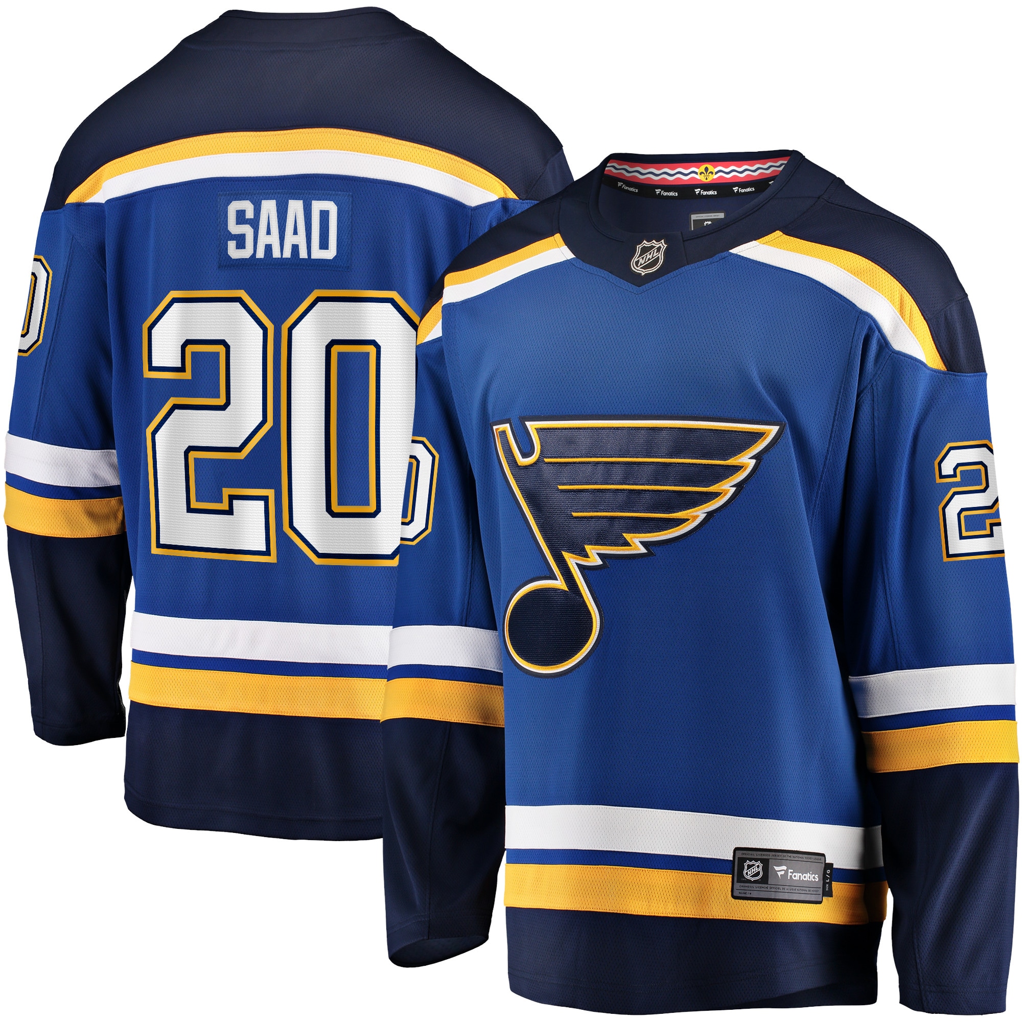 Brandon Saad St. Louis Blues Branded Home Breakaway Player Jersey – Blue