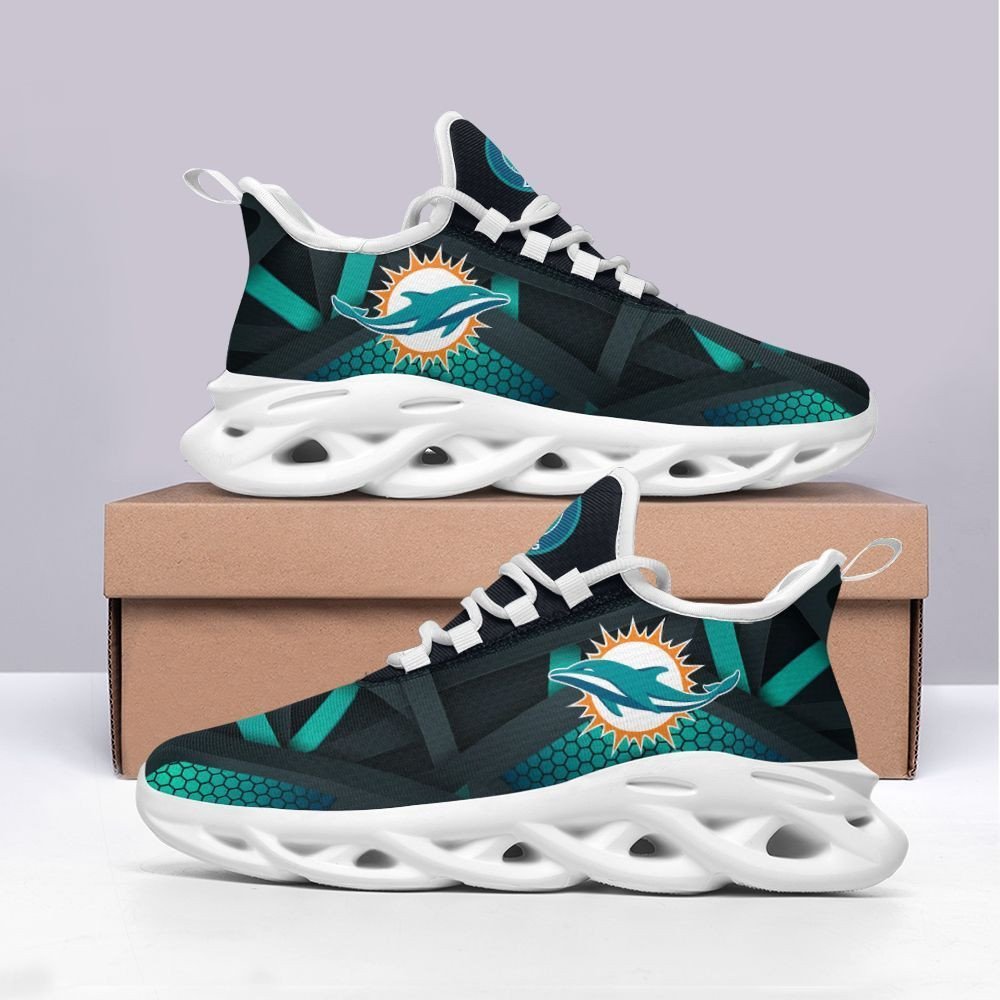 Miami Dolphins Yezy Running Sneakers Art 386