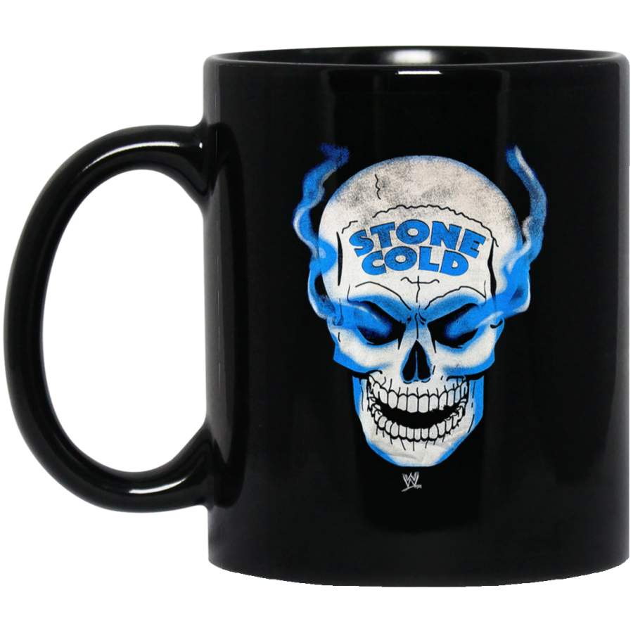 WWE Men’s Stone Cold Steve Austin Skull Black Mug