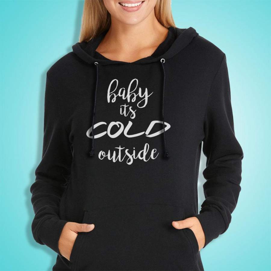 Baby It’S Cold Outside Christmas Women’S Hoodie